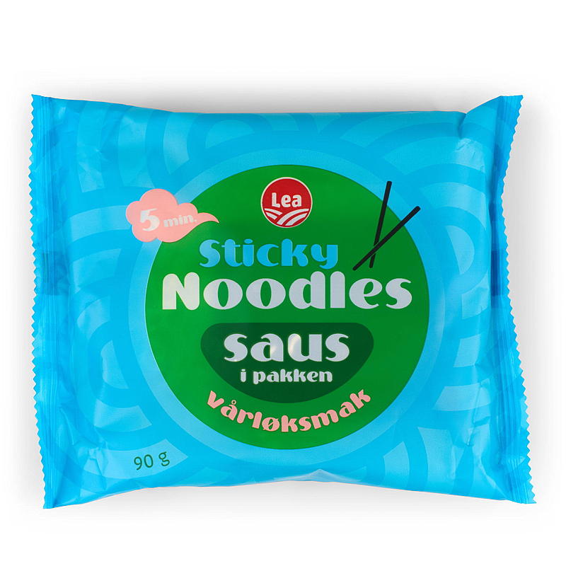 Lea Nudler 90 g m/vårløk saus LEA