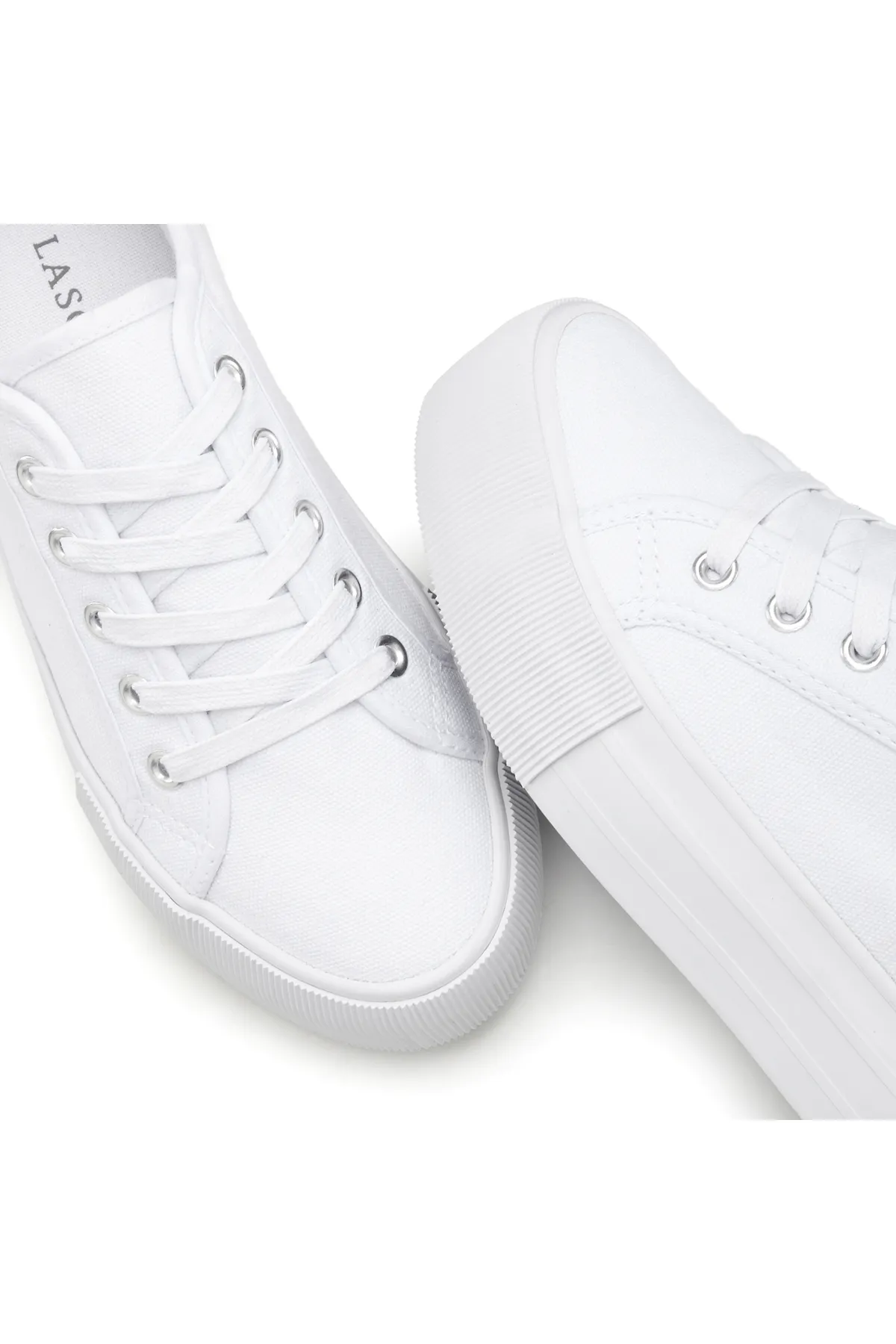 LASCANA  Sneaker - Weiß - Plateau Absatz