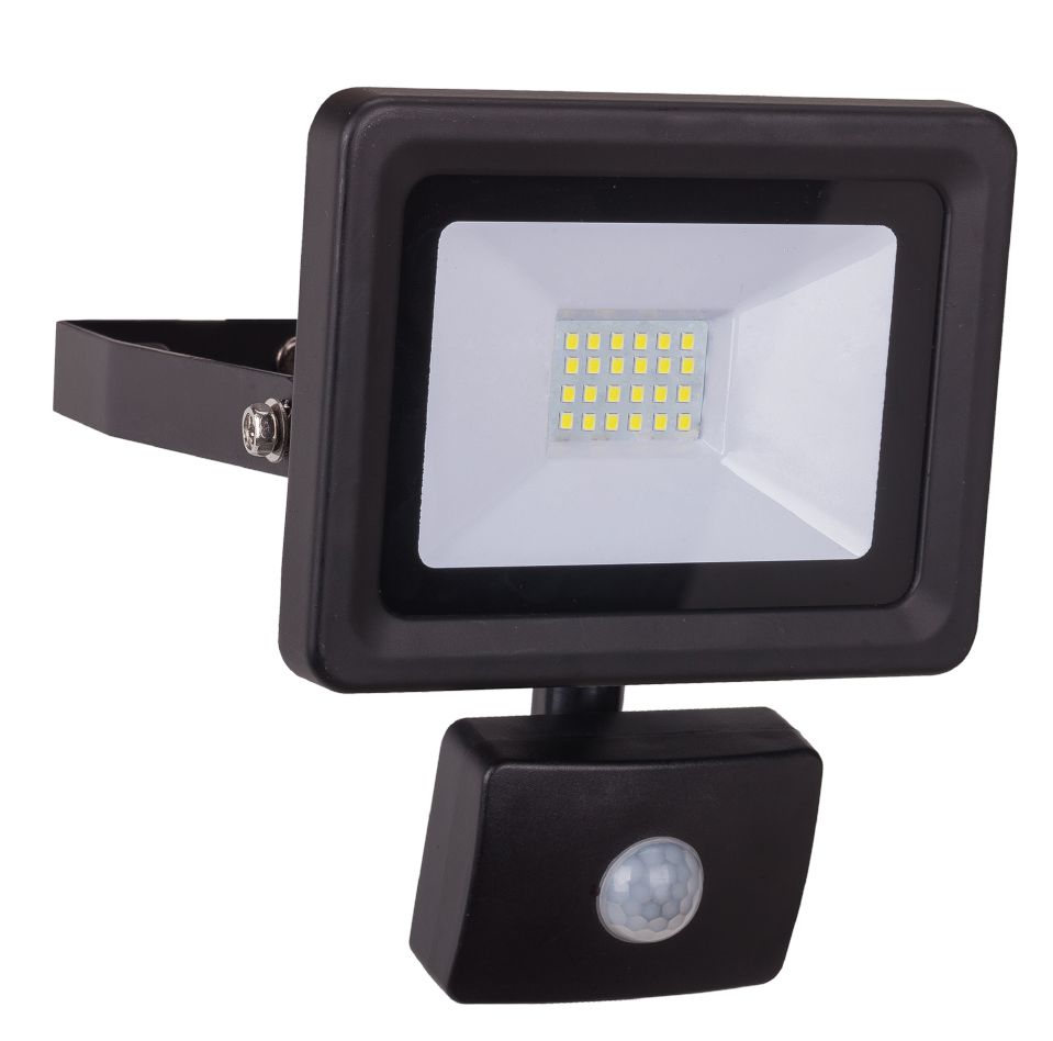 Lampă LED Schwabe 46334 Optiline IP44 20W cu senzor de mișcare cu cablu de conectare H05RN-F 3x1.0 1m