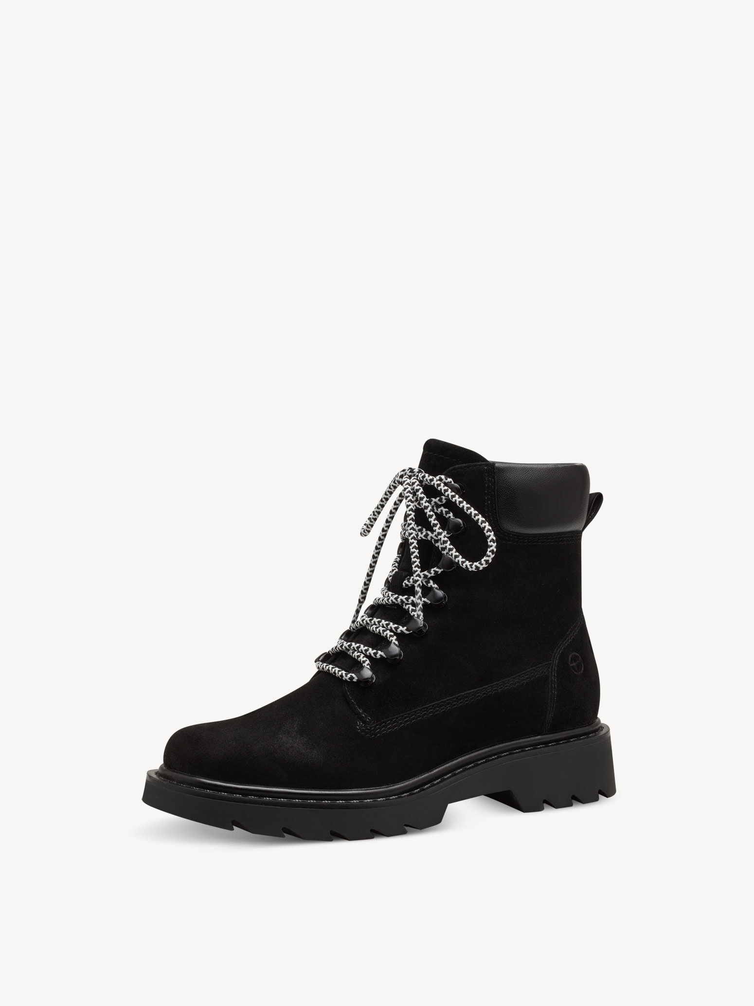Bottine en cuir - noir
