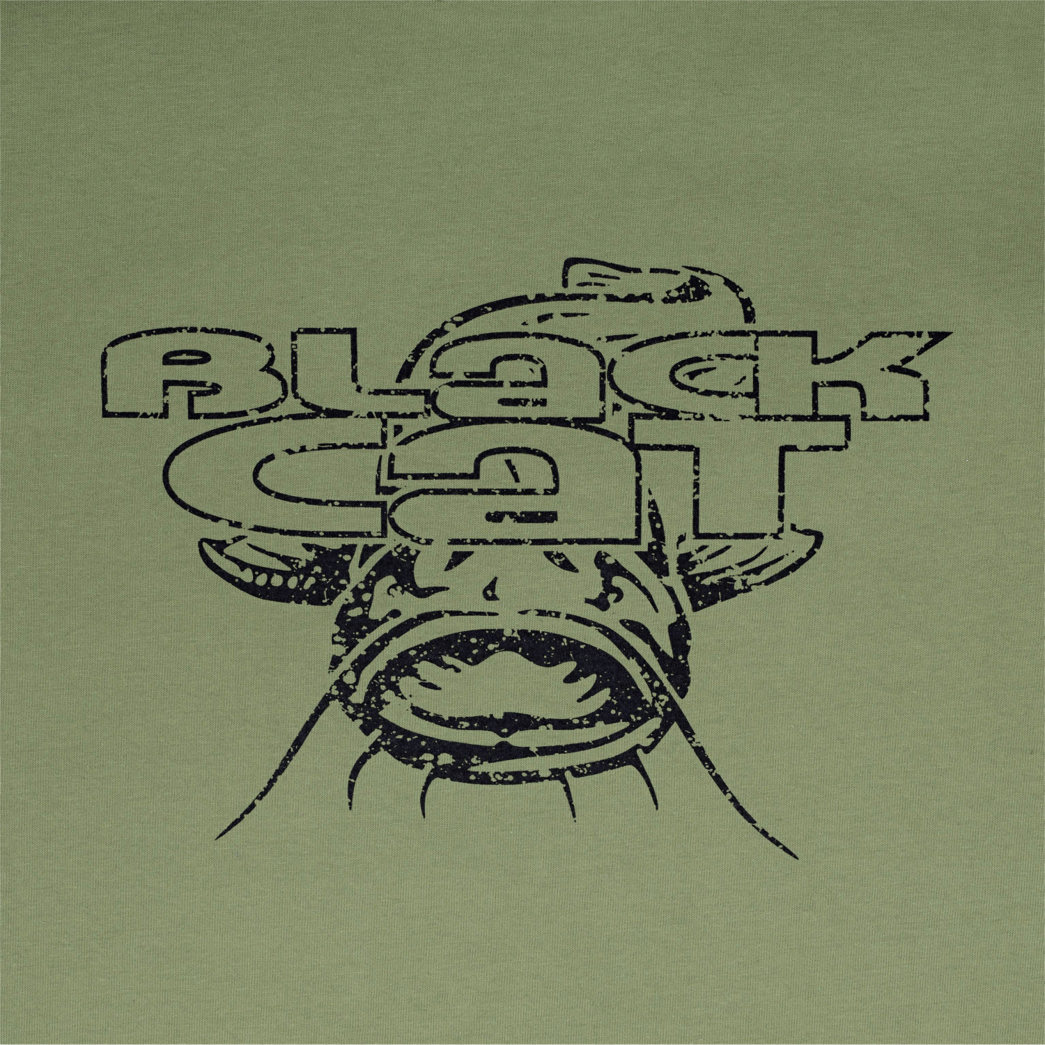 Black Cat Herren T-Shirt Military