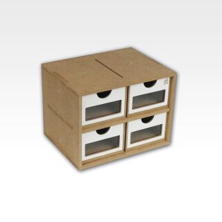 Hobbyzone: Schubladenmodul Schmal x4