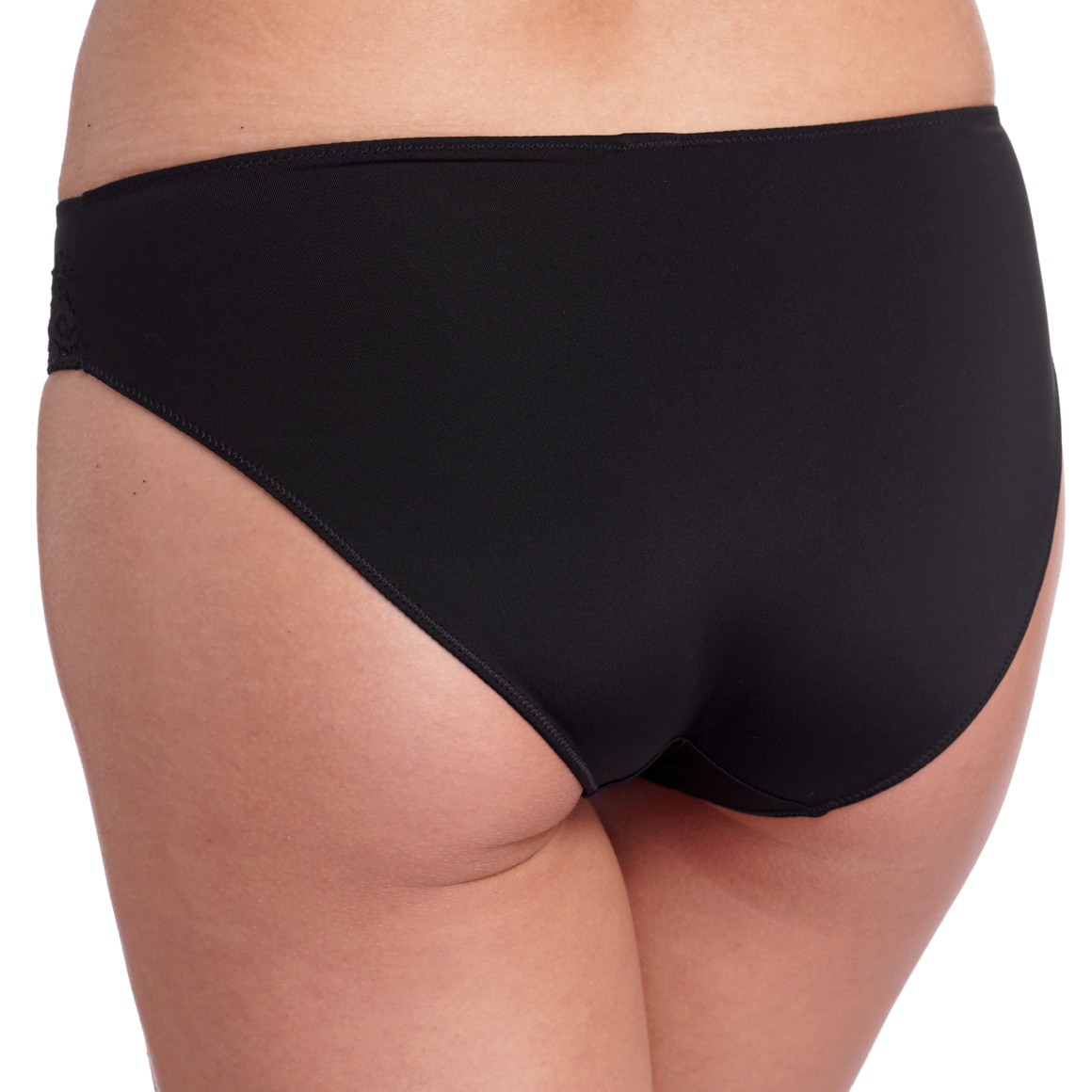 2 Damen Slips mit Spitzeneinsatz