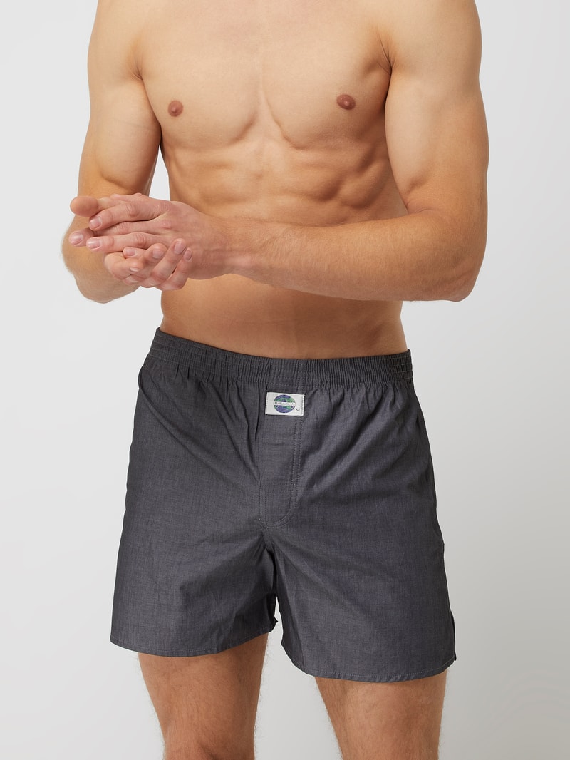Boxershorts aus Baumwolle in schwarz