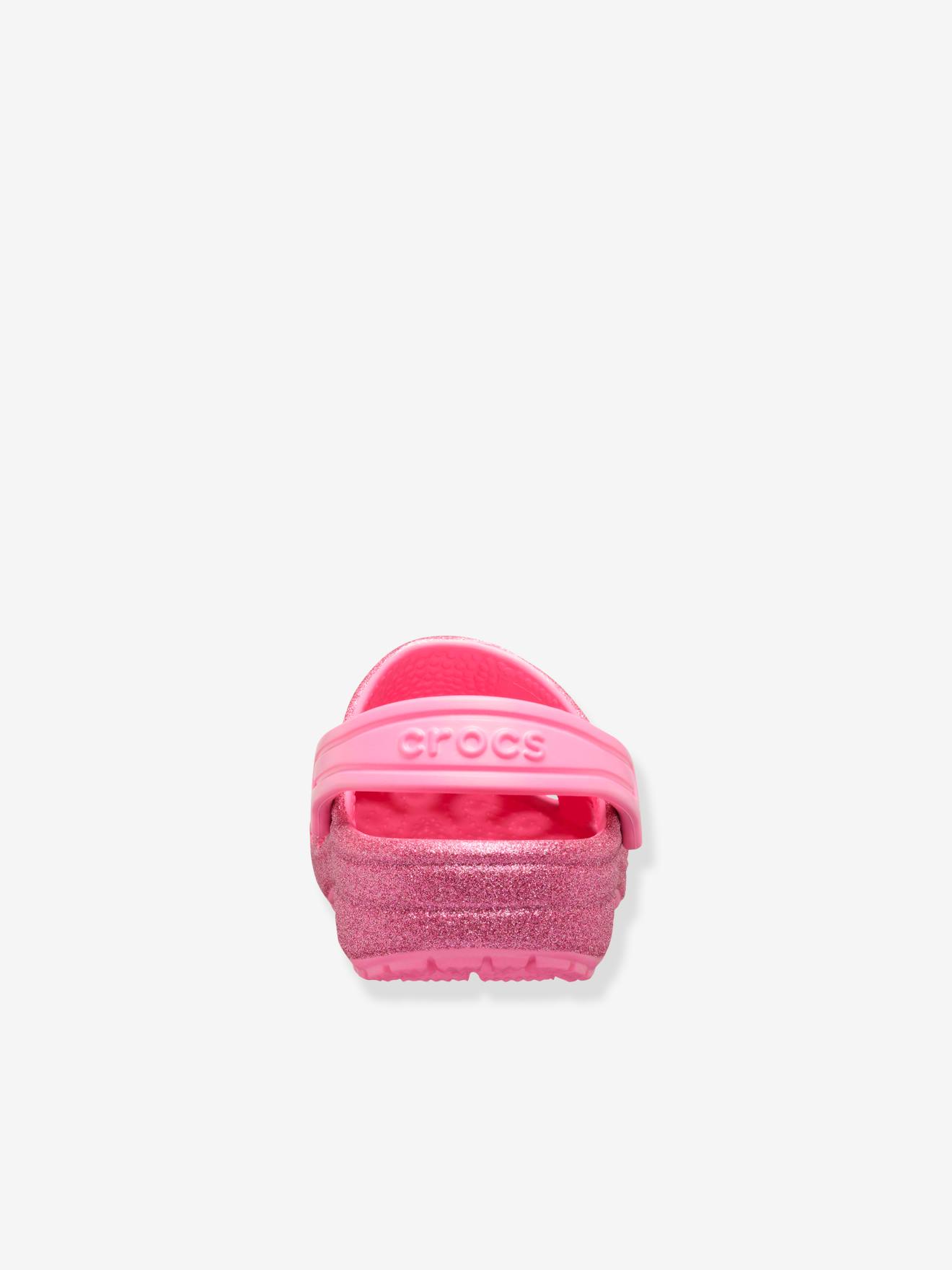 Sabots fille Classic Glitter Clog K CROCS(TM) pink lemonade
