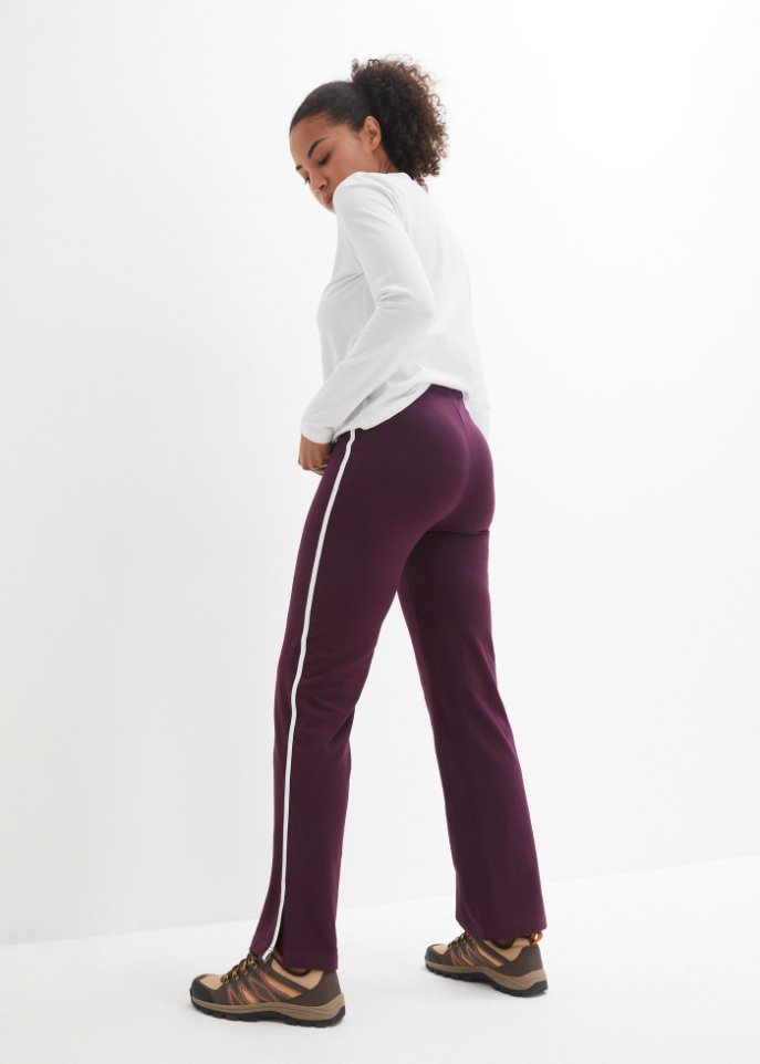 Shirthose aus Stretchmaterial im Doppelpack, gerade geschnitten