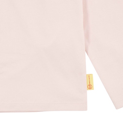 T-Shirt langarm, rosa für Mädchen