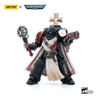 Warhammer 40k Actionfigur 1/18 Black Templars Sword Brethren Brother Dragen 12 cm