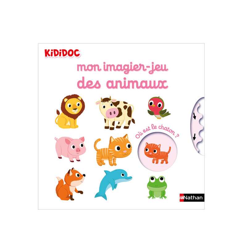 Livre Mon imagier-jeu des animaux - Nathan Jeunesse