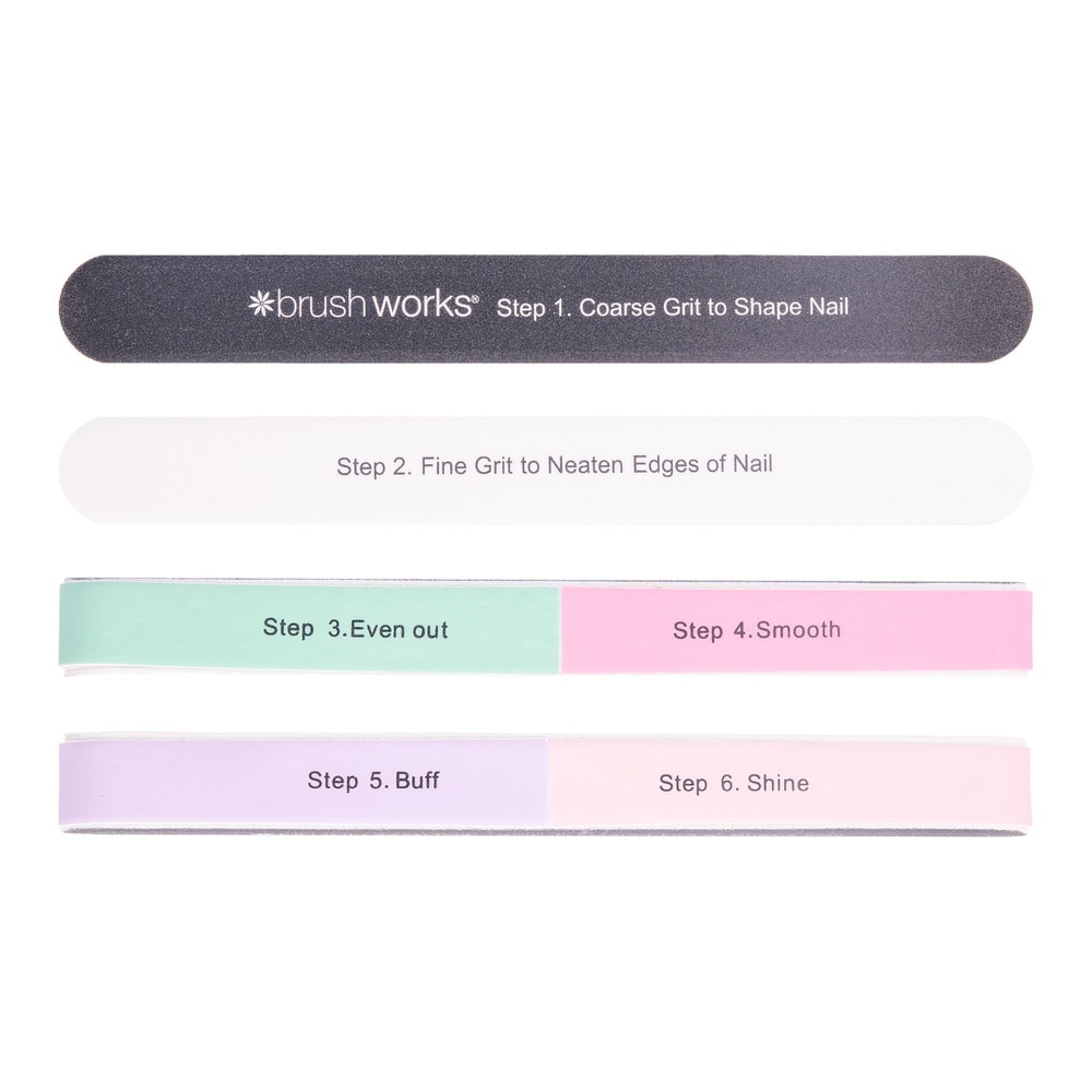Brushworks Polissoir 6 en 1 Accessoire Manucure