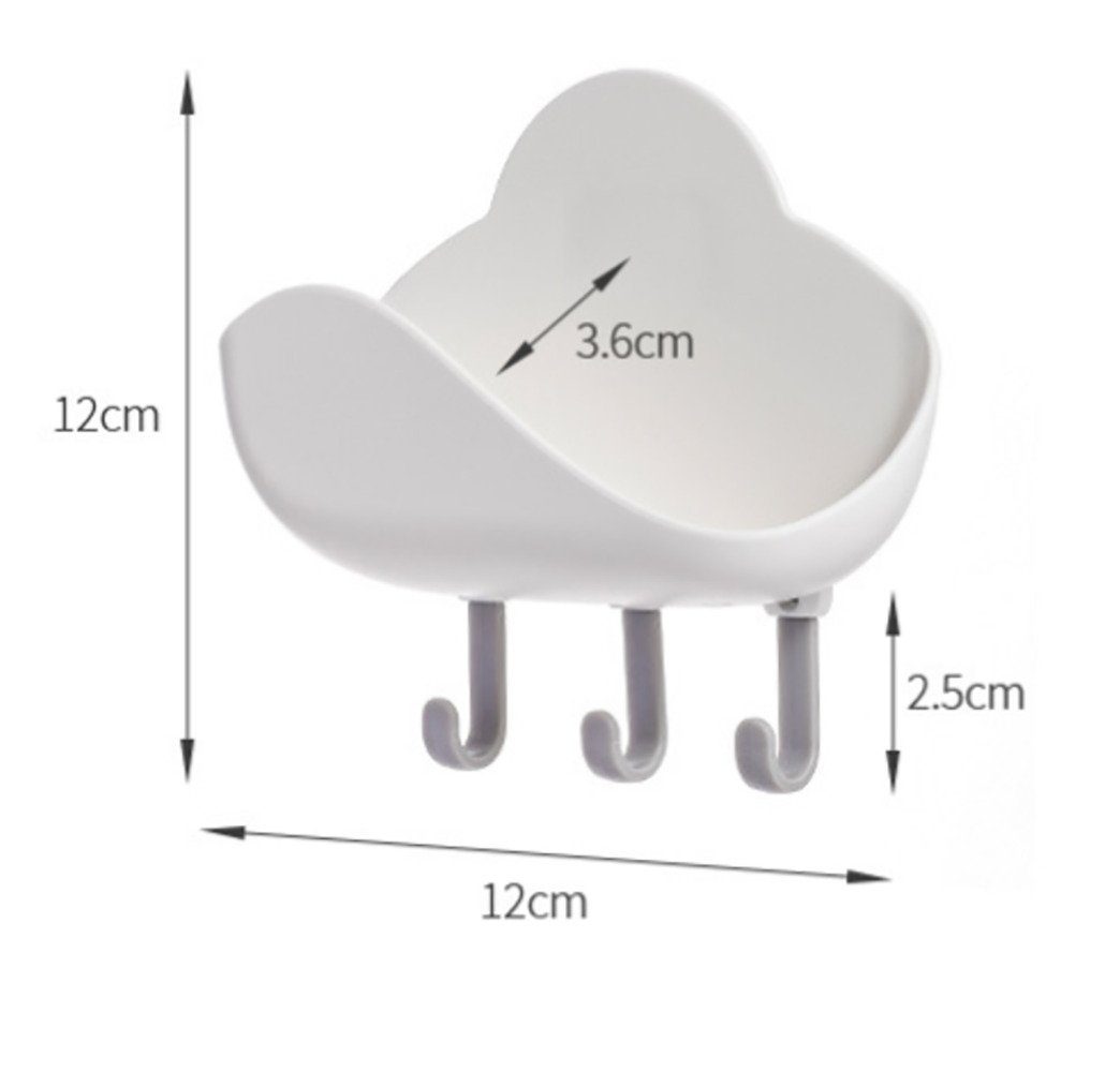 Union Reisen Wandhaken 2 Stück No-Punch-Wolkenhaken, (2-St)