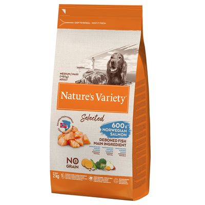 ​​​​​​​Nature's Variety Selected Medium / Maxi Adult Norwegischer Lachs