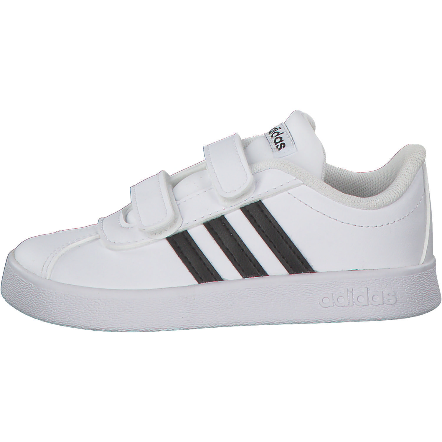Adidas Core VL Court 2.0 Babies, Sneakers Low, Kinder, Weiß (ftwr white mit blau combi)