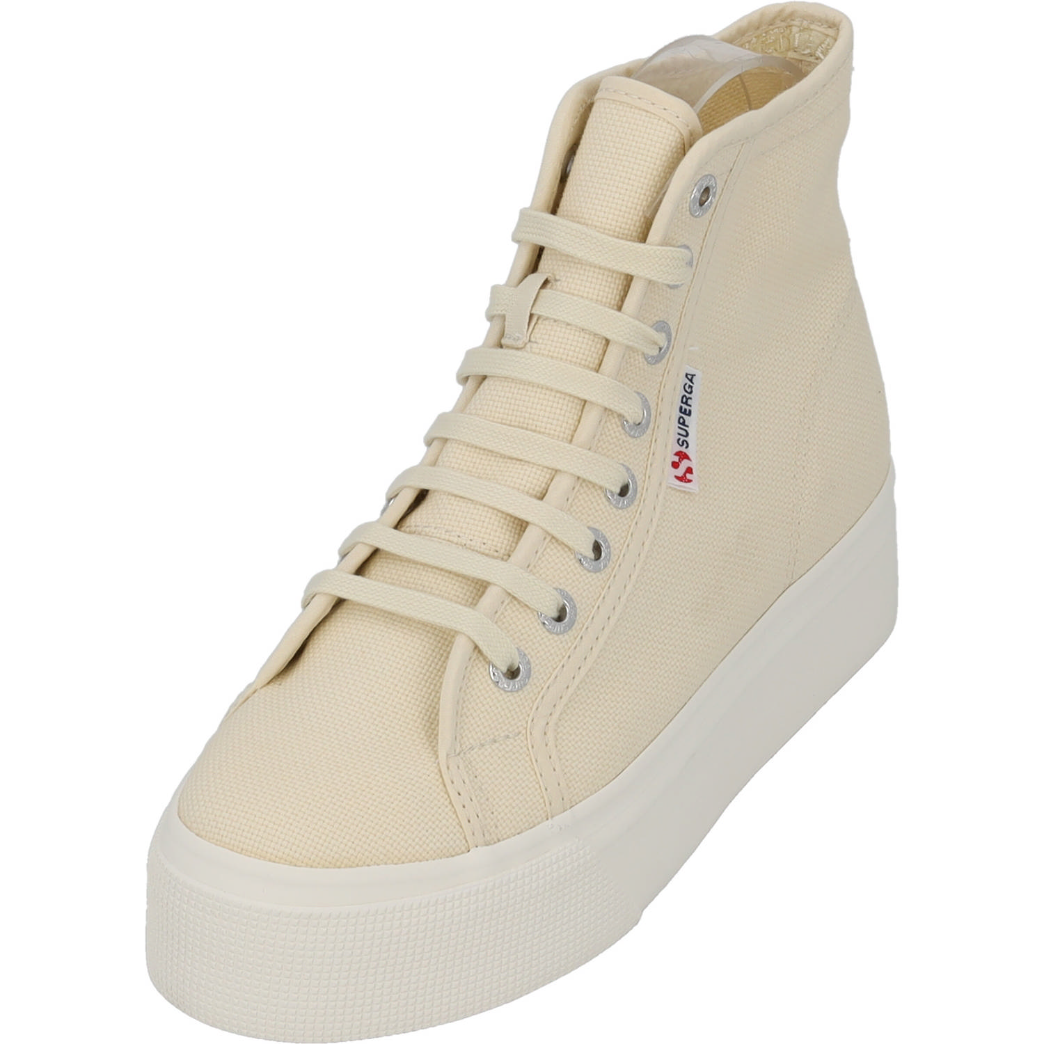 Superga 2708 Hi Top S41273W, Sneakers High, Damen, beige - eggshell