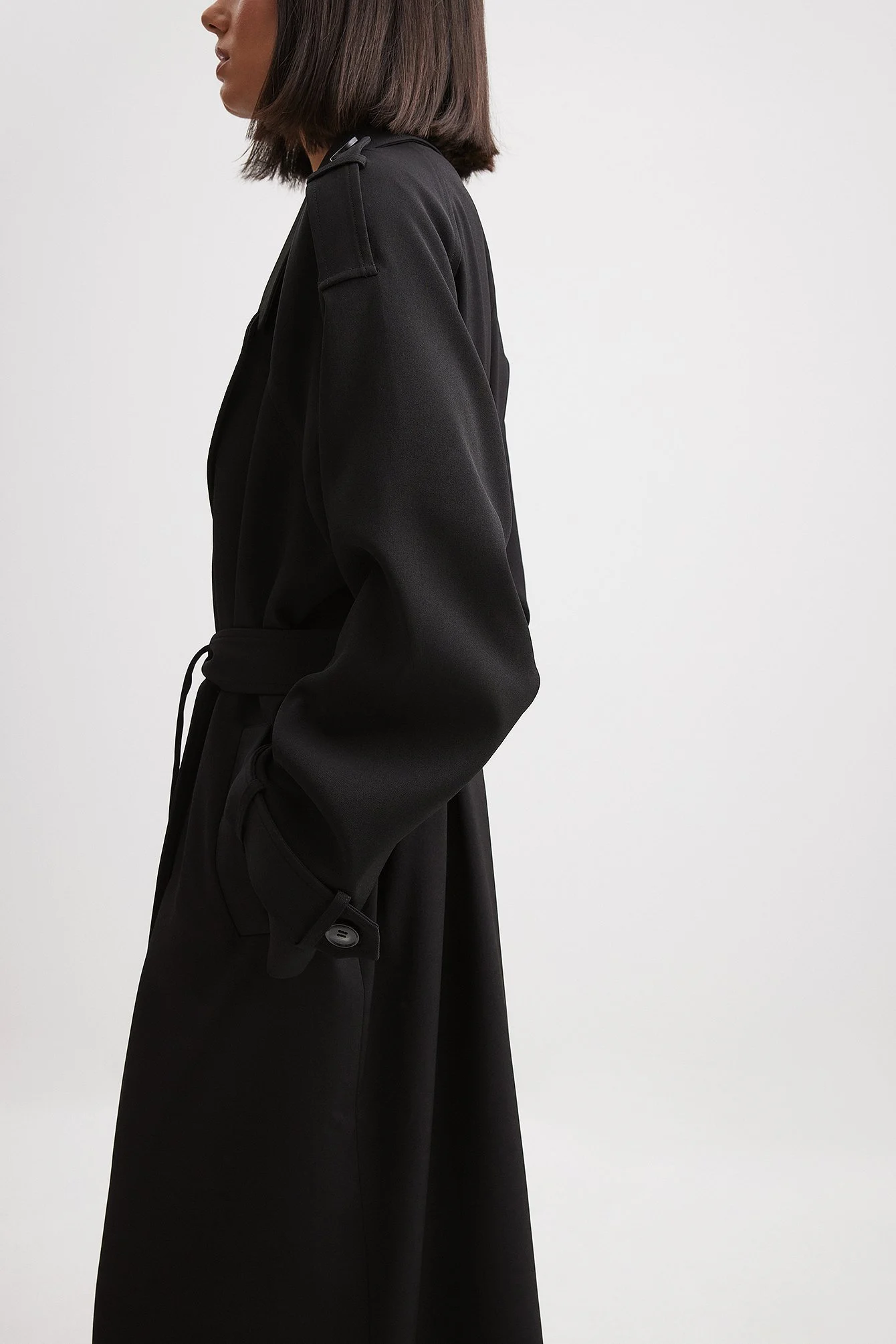 Langer Trenchcoat