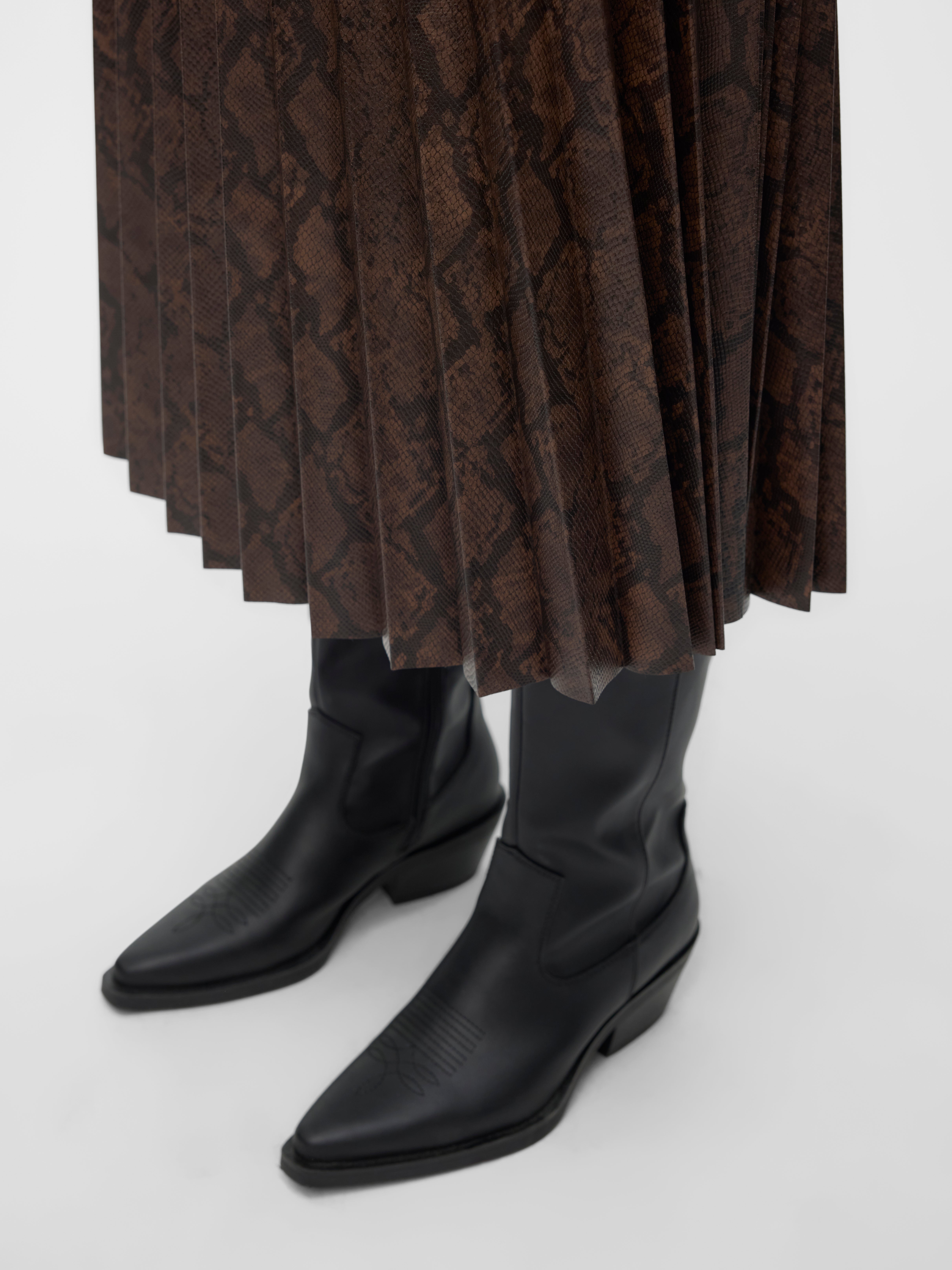 VMNITA Hohe Taille Midirock