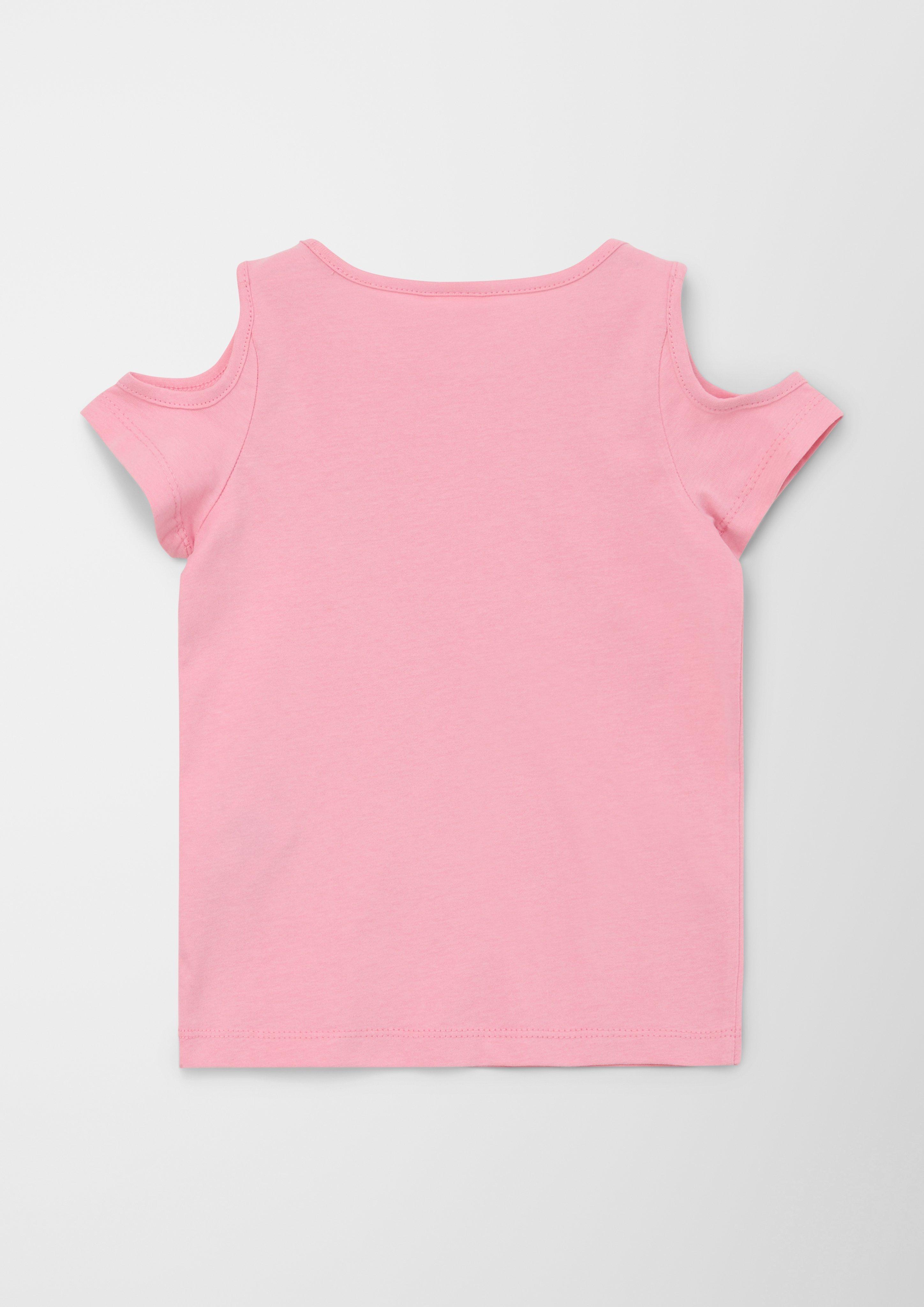 T-Shirt mit Glitzer-Print  2130573-4325