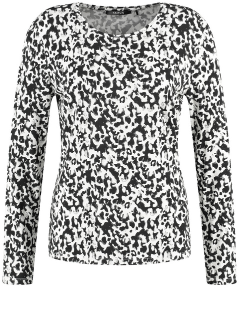 Langarmshirt mit Allover-Print