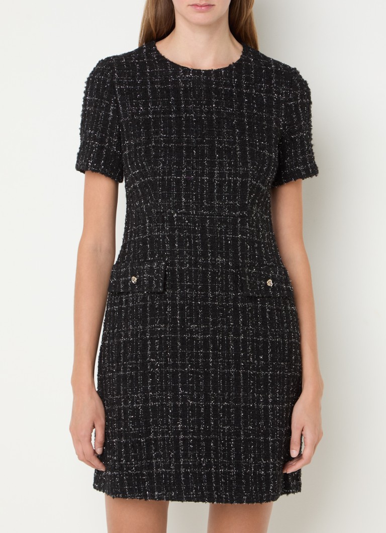 Rochie scurtă din tweed de la HUGO BOSS