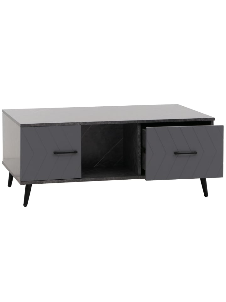 MCW Couchtisch N89, Marmor-Optik grau günstig kaufen onesize