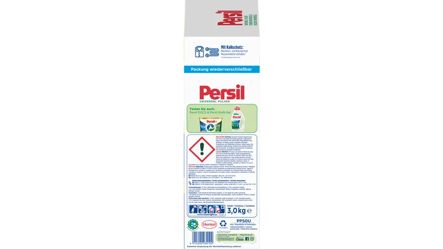 Persil Vollwaschmittel Universal Pulver 3 kg