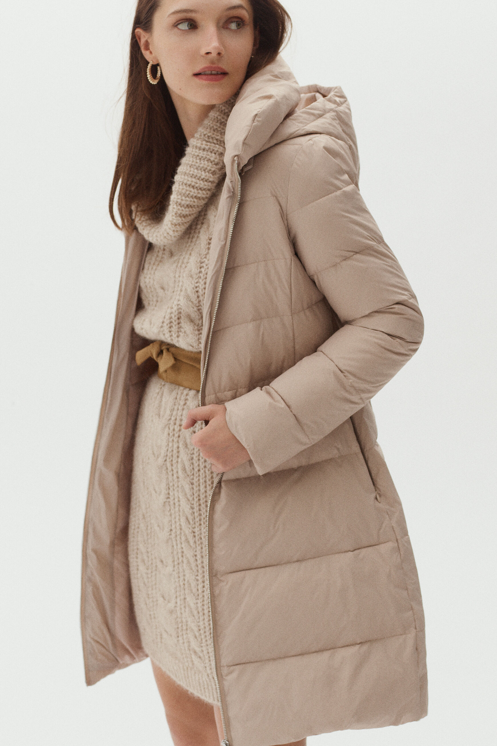 doudoune ariana beige femme