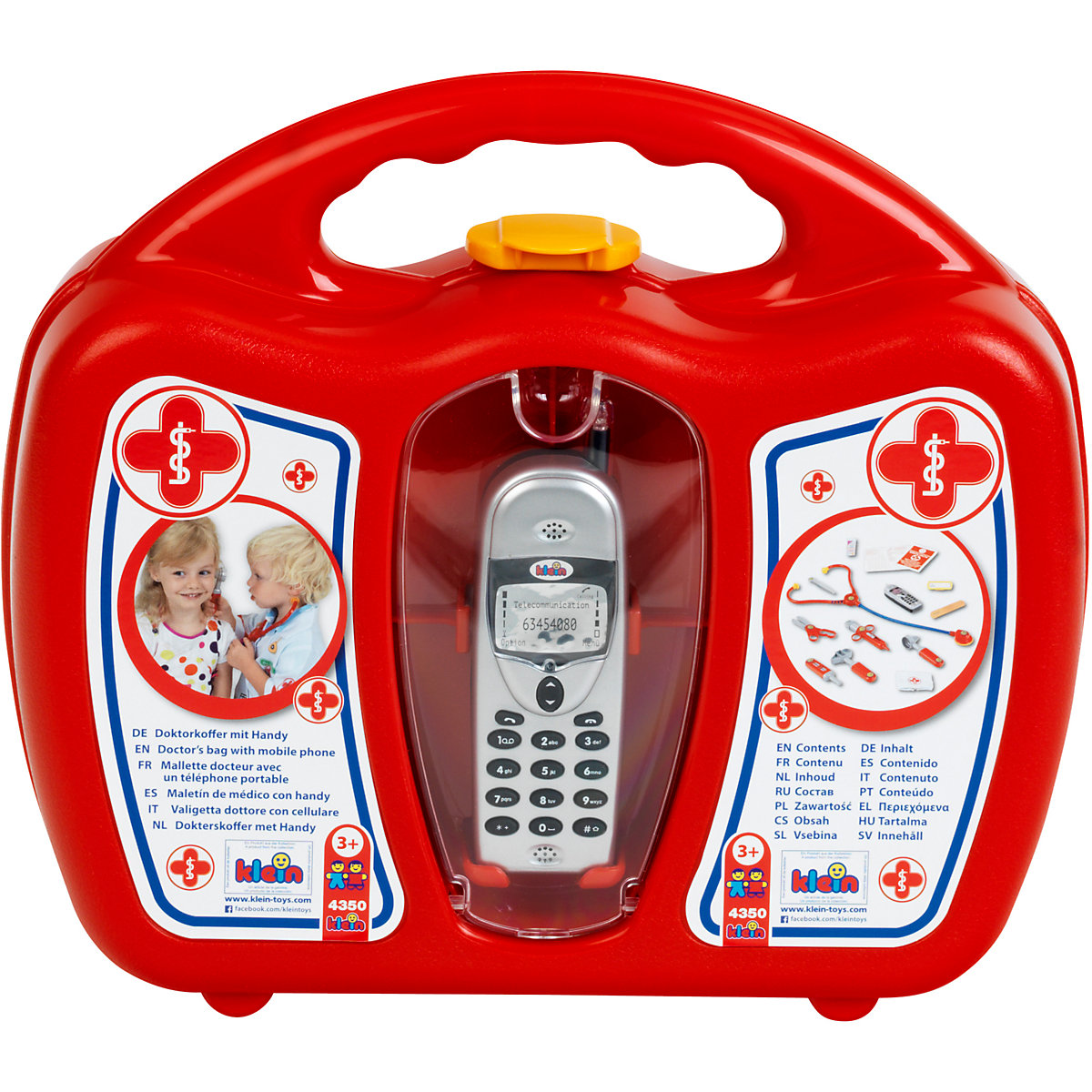 klein Arztkoffer mit Handy