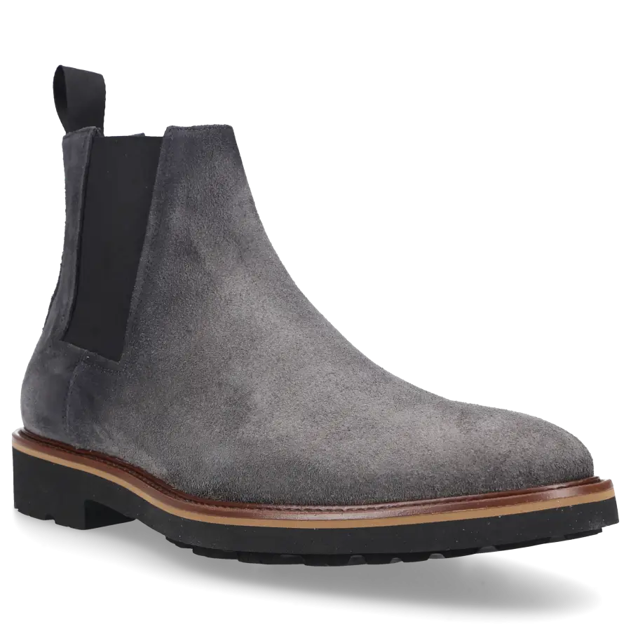 Budapester - Chelsea Boots 14196 Veloursleder - grau