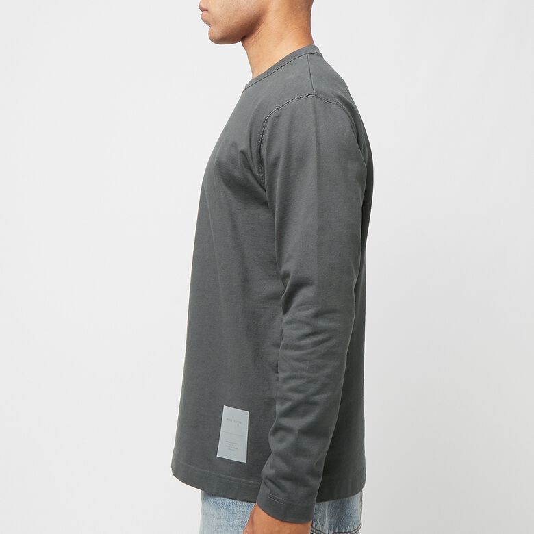 Norse Projects Holger Relaxed Organic Heavy Tab Series LS T-Shirt grau