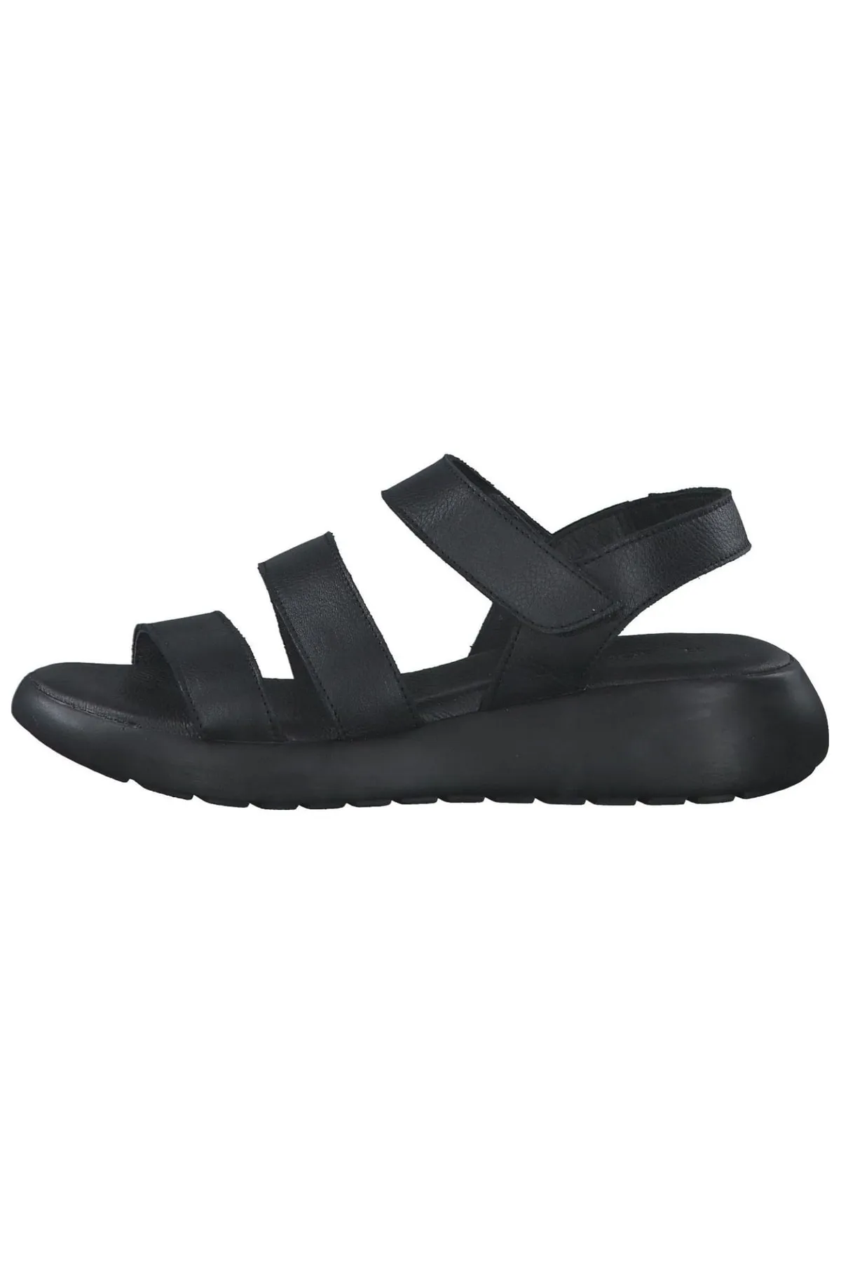 s.Oliver  Sandalette - Schwarz - Flacher Absatz