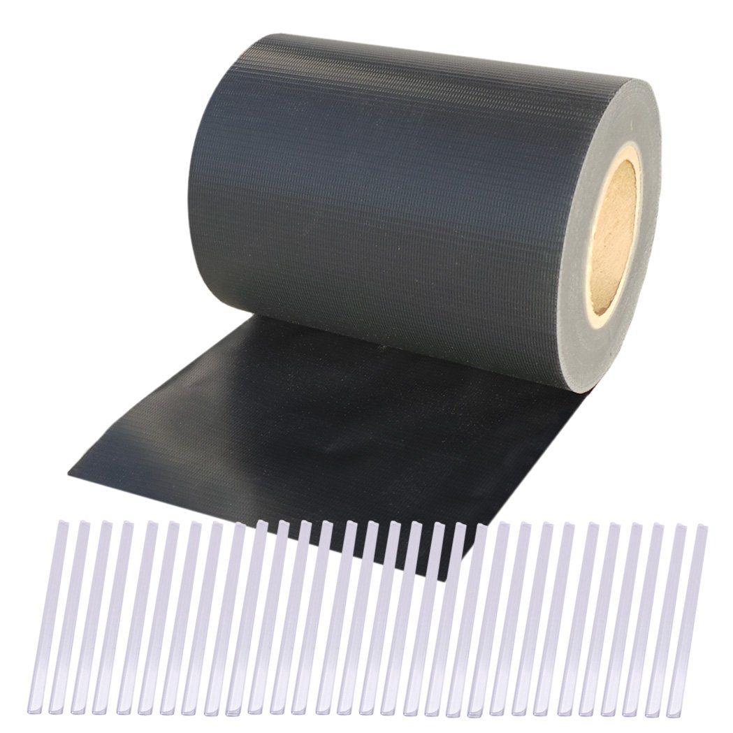 Plantiflex Sichtschutzstreifen Sichtschutz Rolle 35m blickdicht PVC Zaunfolie Sichtschutzfolie Windschutz für Doppelstabmatten Zaun Sichtschutzrolle