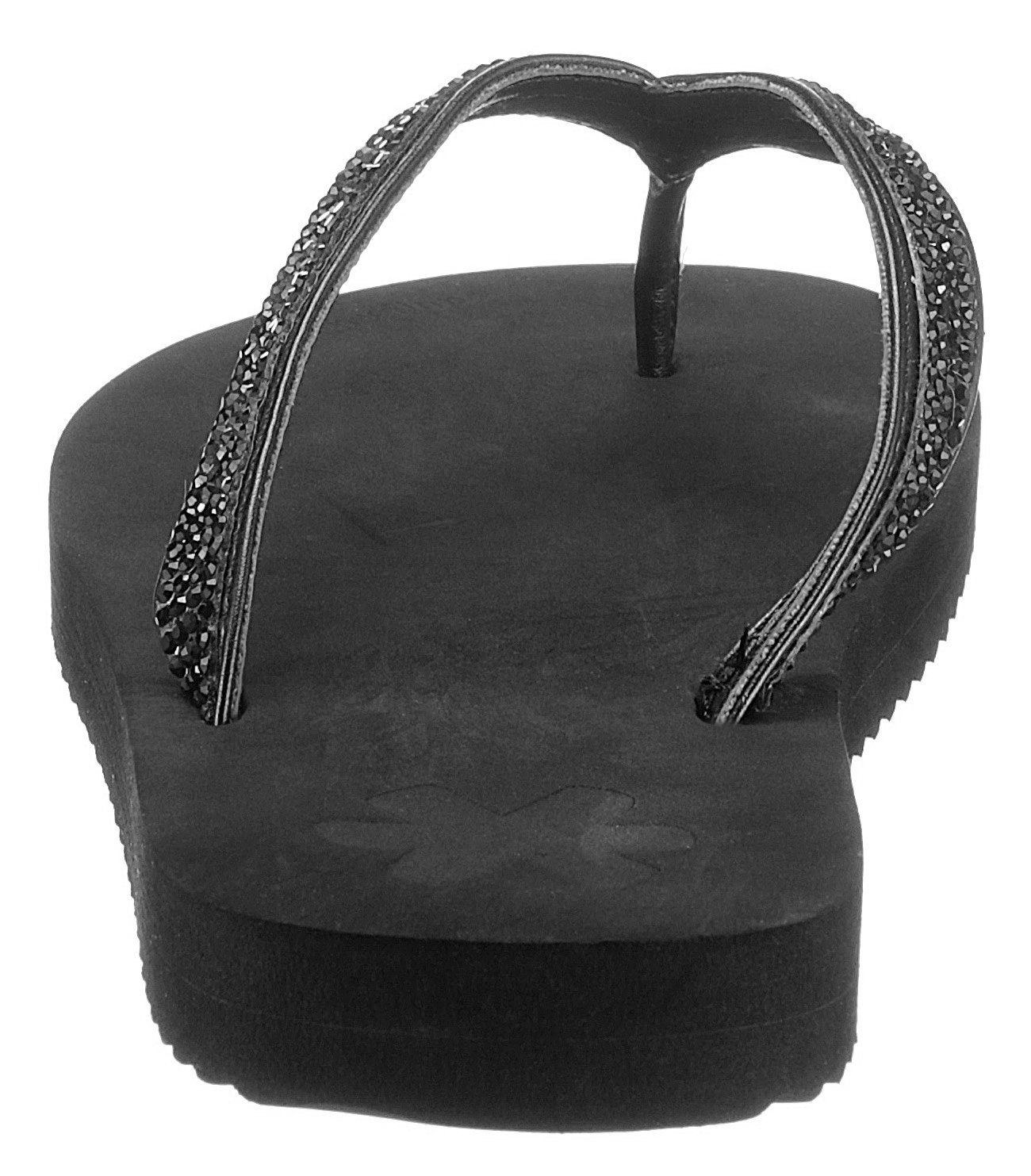 Flip Flop flip* Zehentrenner mit funkelnden Riemchen