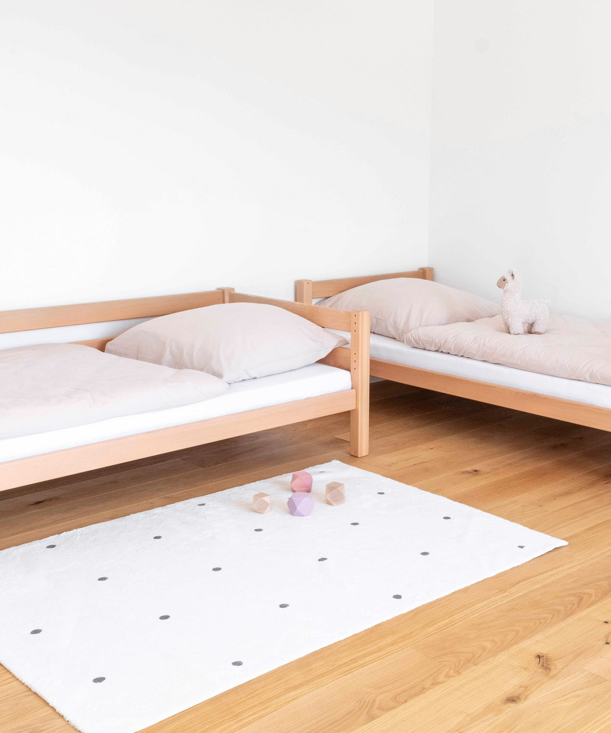 Etagenbett Buche Hoch Transparent lackiert