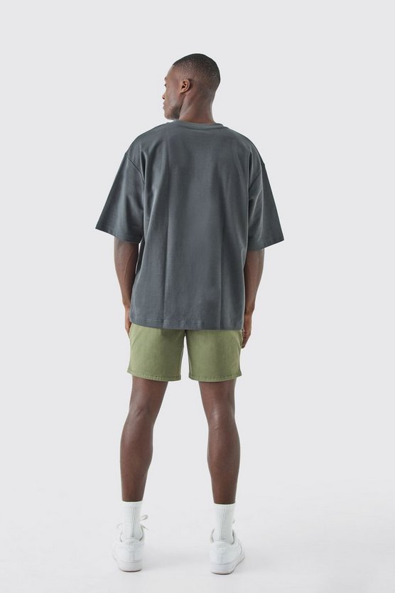 Slim-Fit Chino-Shorts
