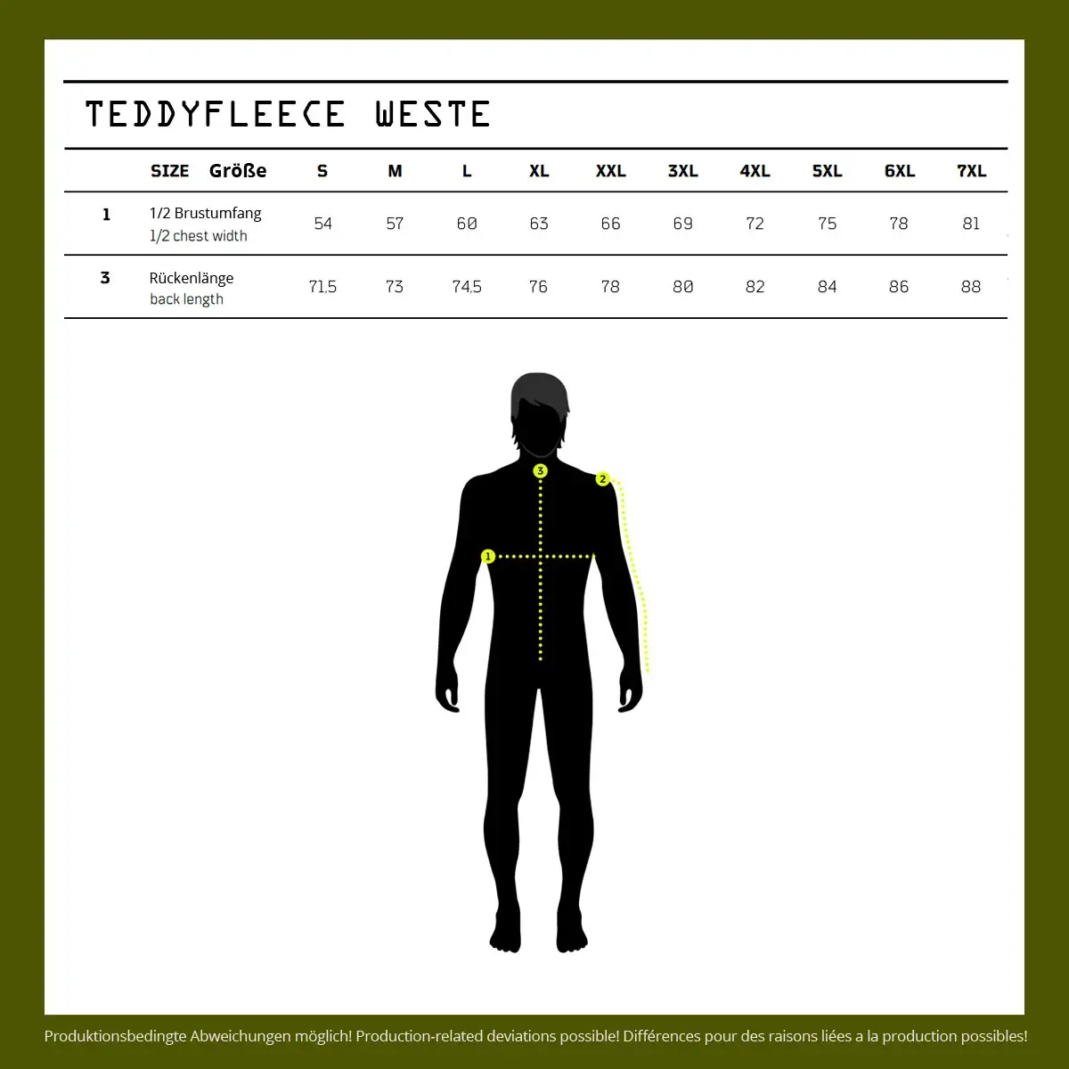 Teddyfleecce Weste woodland