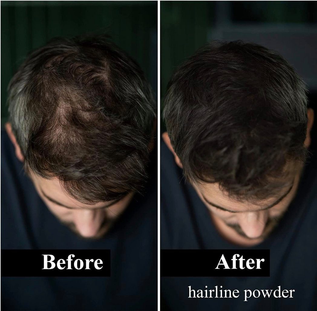Leon Miguel Haaransatz-Farbpuder Hairline Powder - Haar Concealer zum Ansatz kaschieren - 4g, Ohne Rückstände