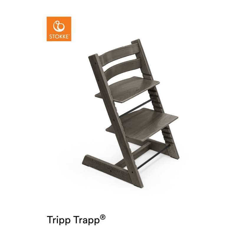 Chaise haute Tripp Trapp gris tempête Stokke