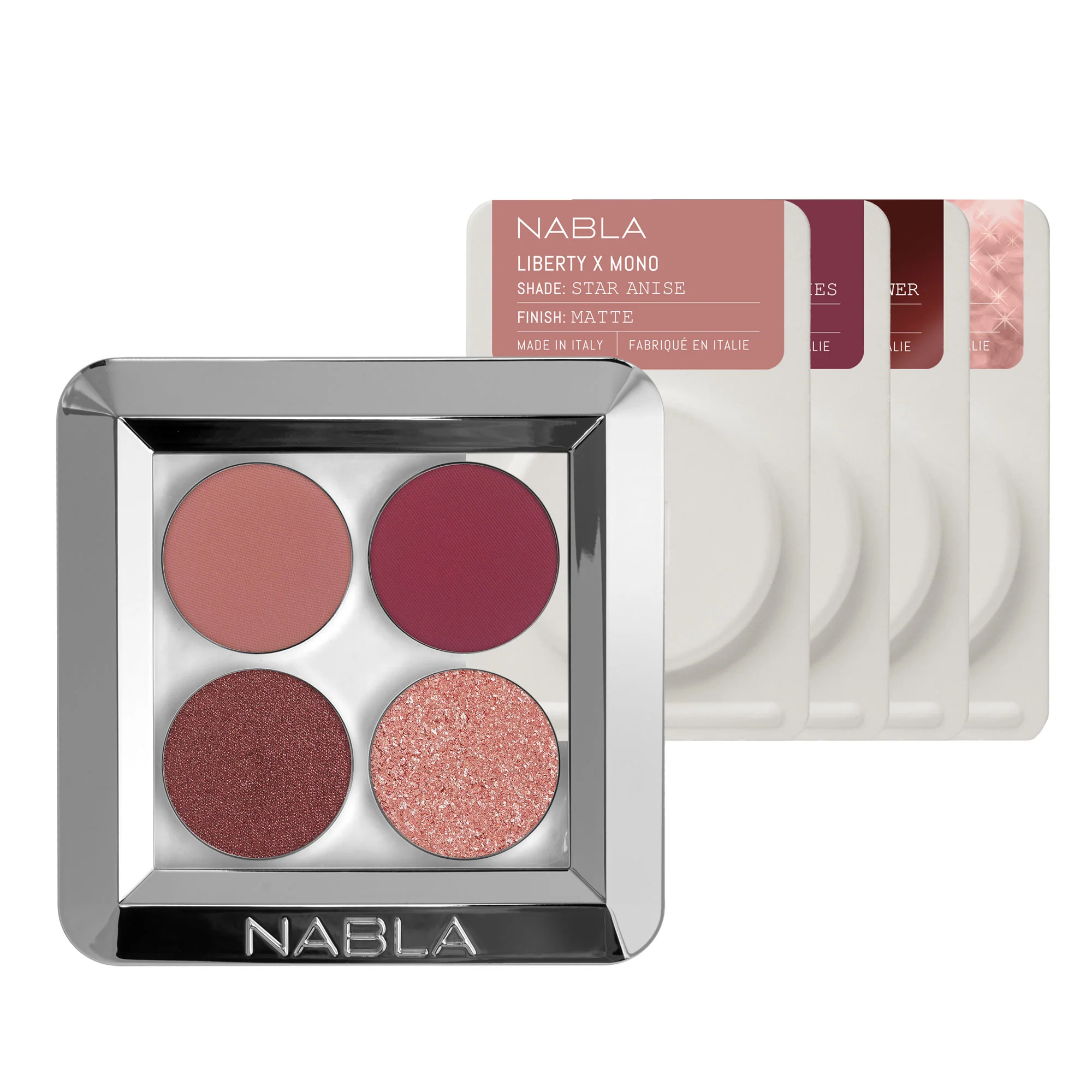 Liberty X Quad Kit - Paleta za oči, Kompaktno sjenilo