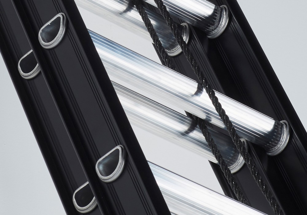 Escalera extensible de 2 secciones Altrex 124816 ZS2080 para montadores, 2x16 peldaños