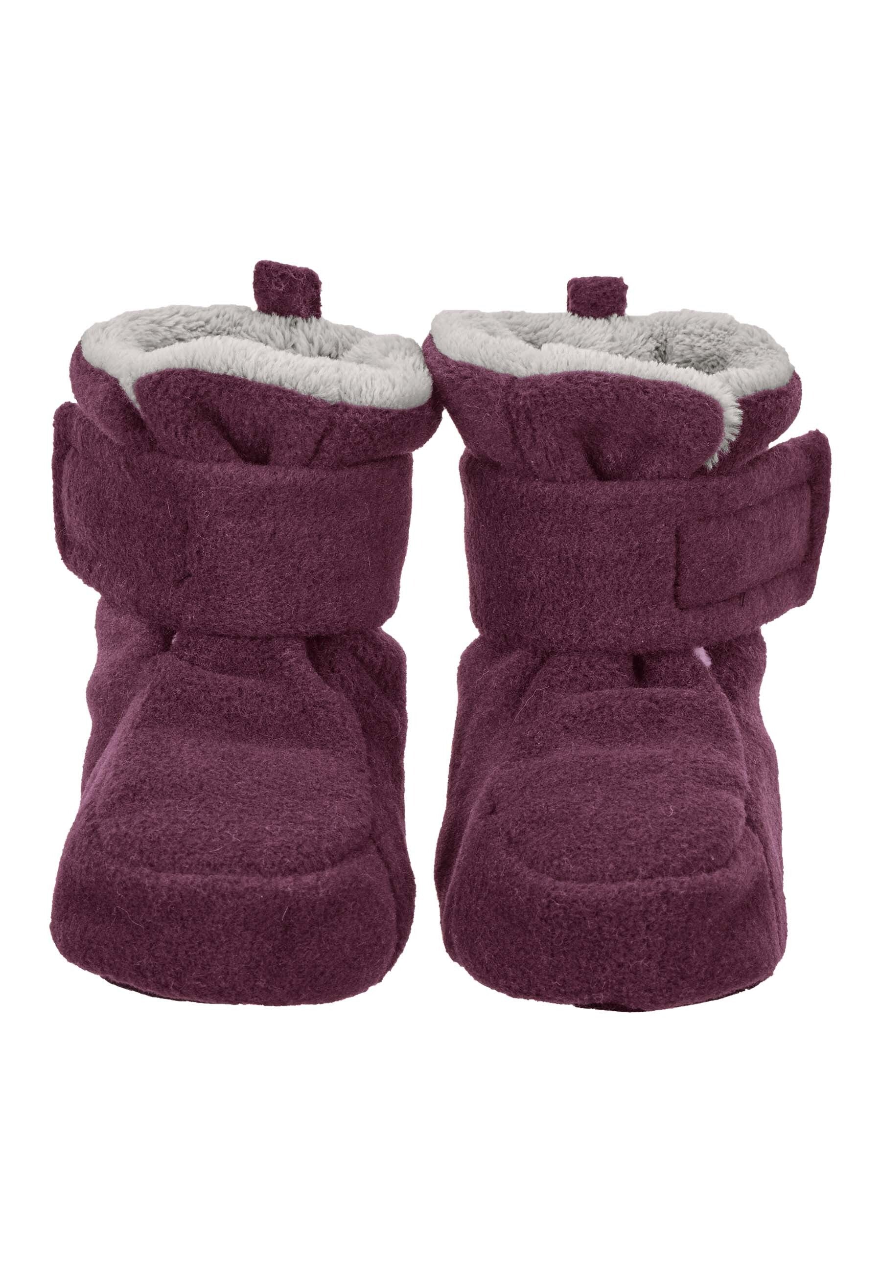 Baby-Schuh aus Microfleece mit Klettverschluss