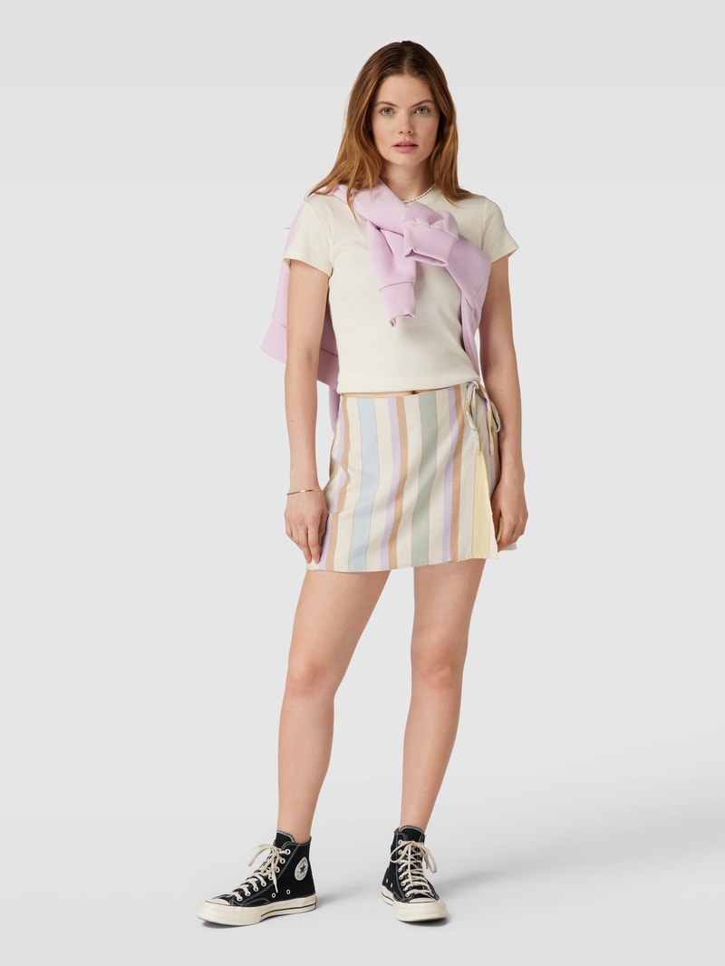 Shorts mit Leinen-Anteil Modell 'TINE' in sand