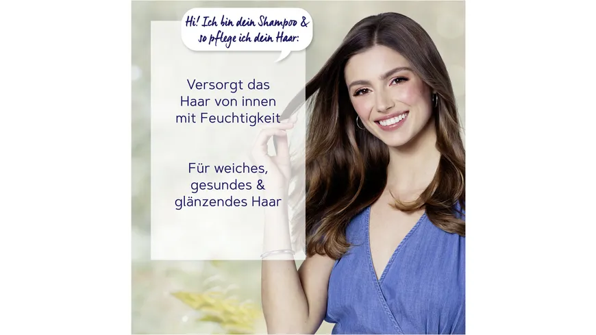 SCHAUMA Shampoo Feuchtigkeit & Glanz 400 ml