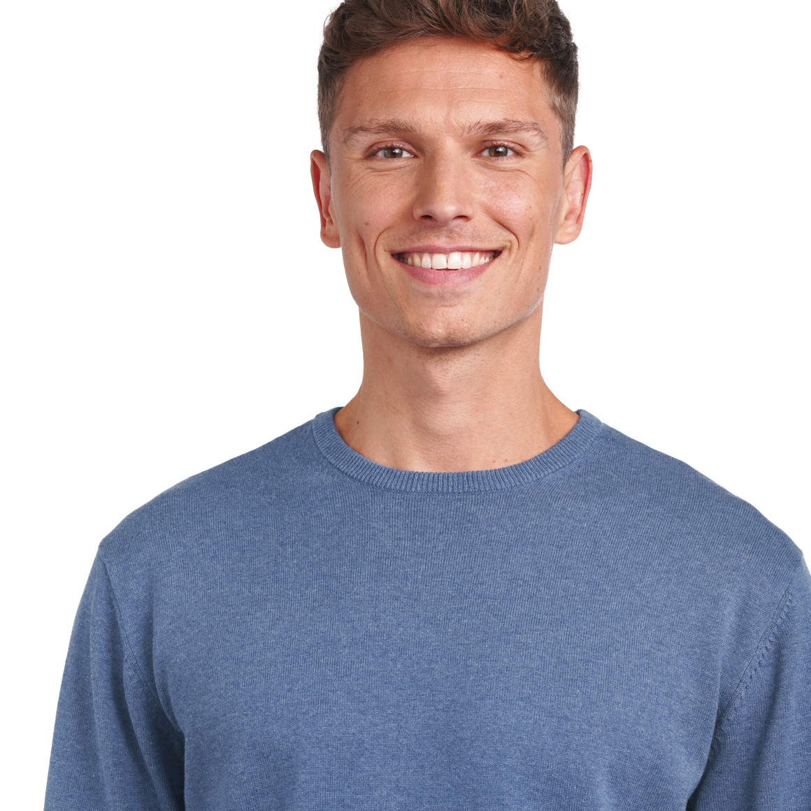 Herren Feinstrickpullover mit Rundhals