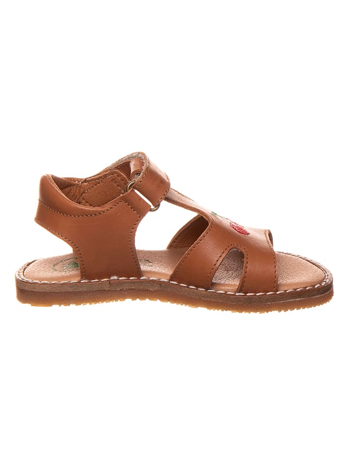 El Naturalista Leder-Sandalen in Hellbraun günstig kaufen