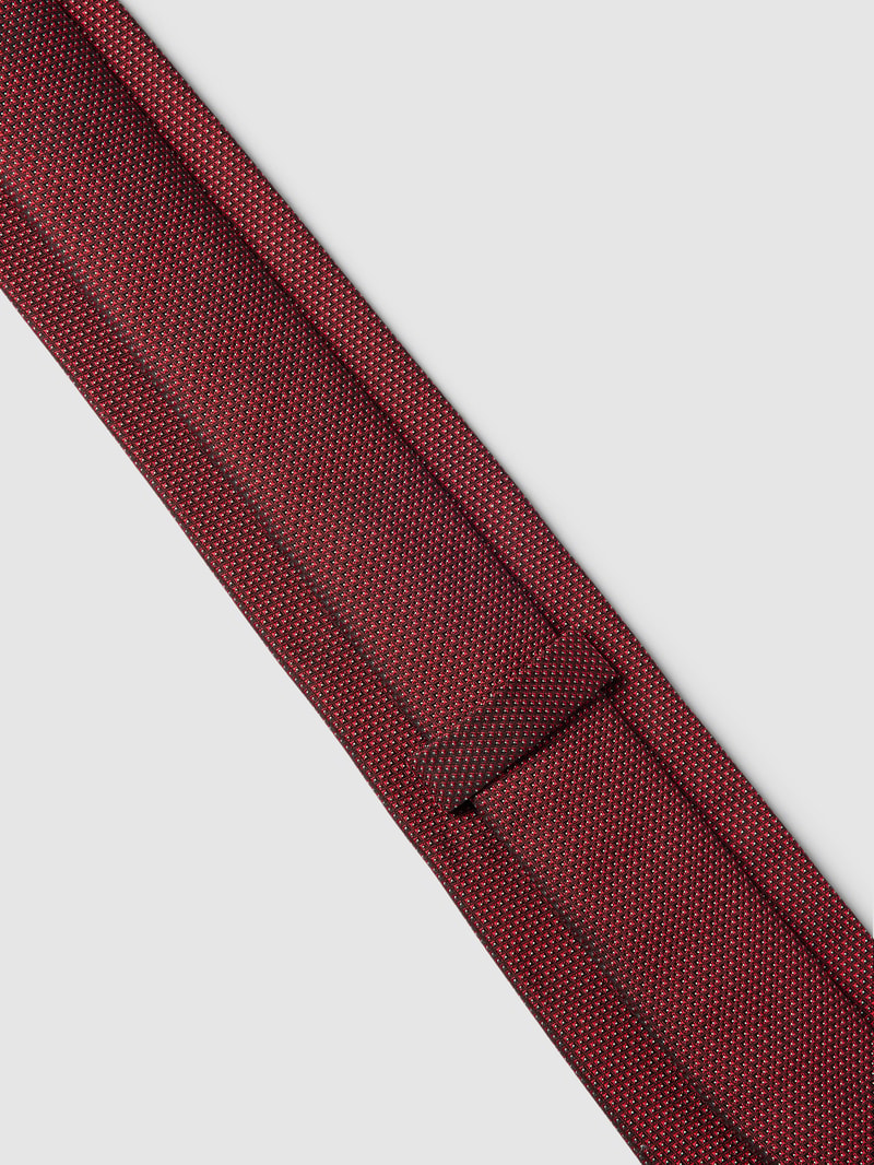 Krawatte mit Allover-Muster in rot