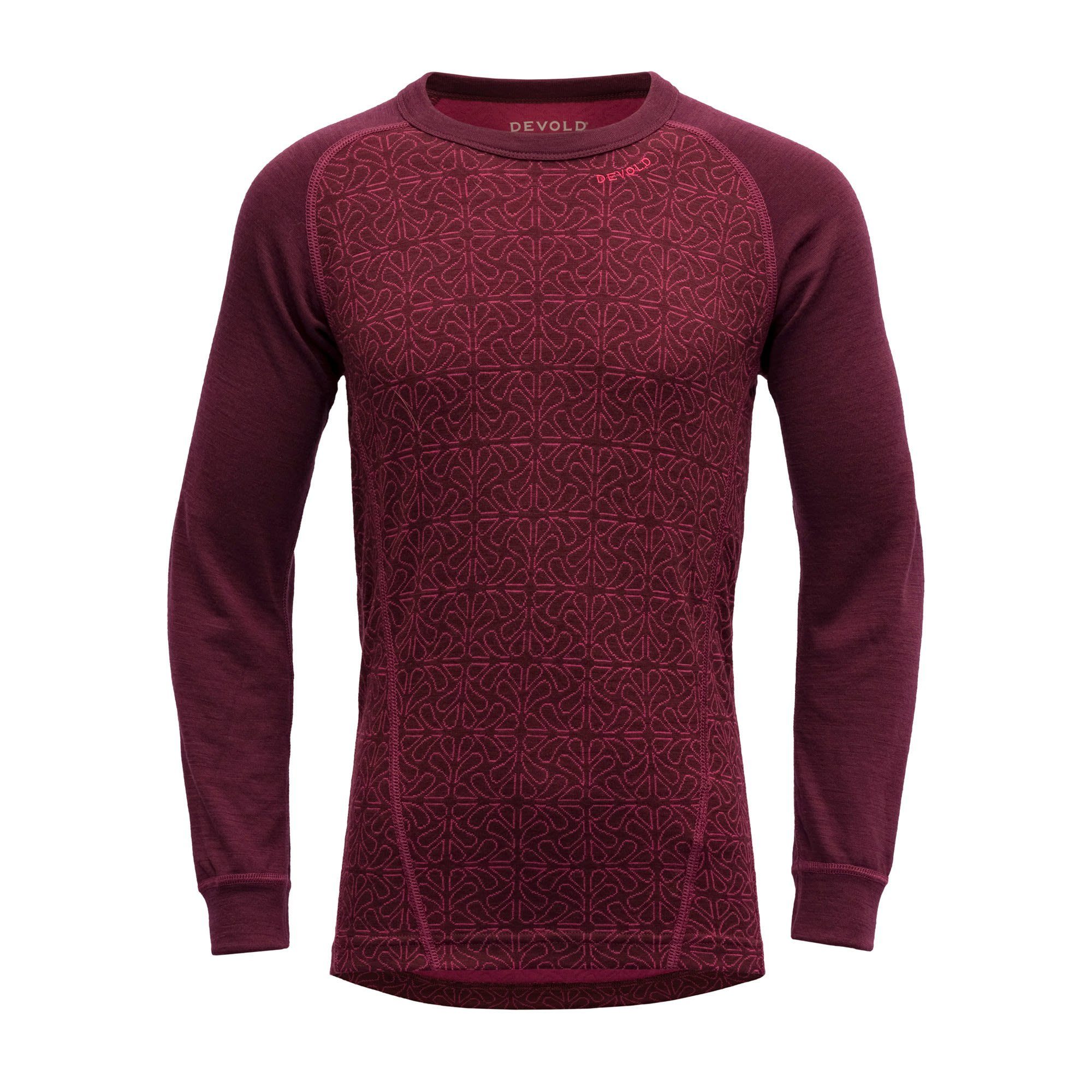 Devold Langarmbluse Devold Duo Active Merino Shirt Junior Kinder