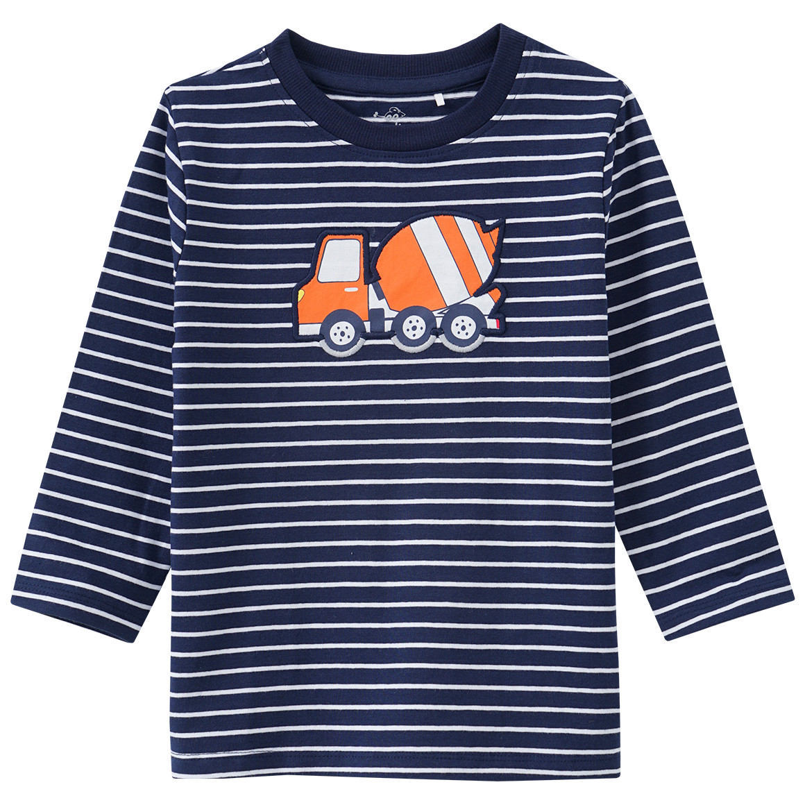 Kinder Langarmshirt mit LKW-Applikation