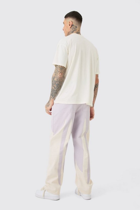 Tall Colorblock Twill Hose