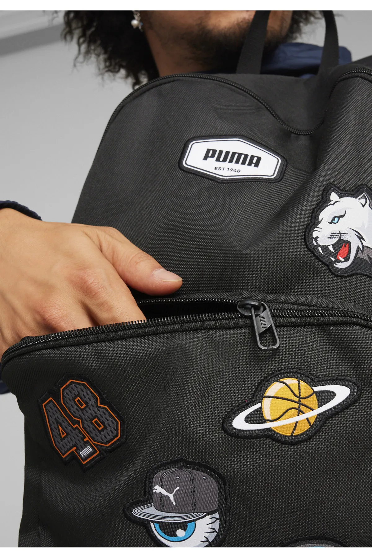 Puma  Rucksack - Schwarz - Unifarben