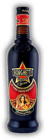 Borghetti Espresso Liqueur Borghetti Espresso Liqueur Espresso-Genuss vom Feinsten. 0,7	 Liter - Vol 25%
